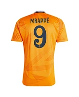 Adidas Men's Kylian Mbappe Orange Real Madrid 2024/25 Away Replica Player Jersey