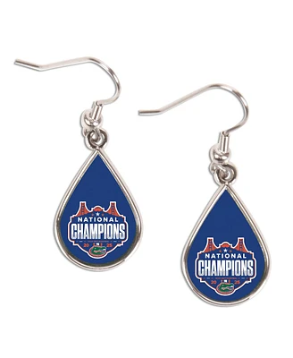 Wincraft Florida Gators 2025 Ncaa Men's Basketball National Champions Teardrop Dangle Earrings