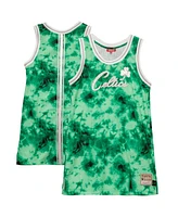 Mitchell & Ness Women's Green Boston Celtics Hardwood Classics Galaxy Jersey Tank Top Dress