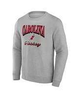 Fanatics Men's Gray Carolina Hurricanes Light the Candle Fleece Pullover Sweatshirt