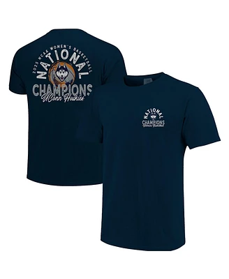 Image One Men's Navy UConn Huskies 2025 Ncaa Women's Basketball National Champions Comfort Colors Distressed T-Shirt