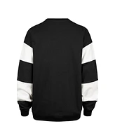 '47 Brand Women's Black Chicago Blackhawks Eephus Barred Pullover Sweatshirt