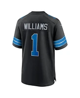 Nike Men's Jameson Williams Black Detroit Lions 2nd Alternate Game Player Jersey