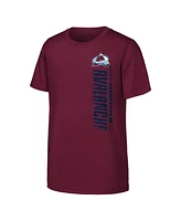 Outerstuff Big Boys and Girls Burgundy Colorado Avalanche Atmosphere T-Shirt
