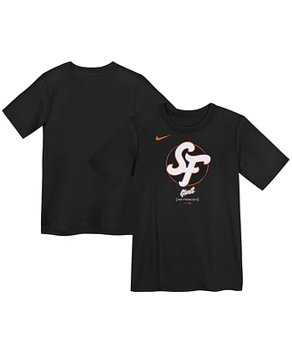 Nike Preschool Black San Francisco Giants 2025 City Connect Logo T-Shirt