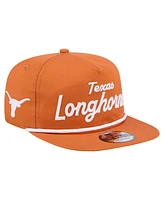 New Era Men's Texas Orange Texas Longhorns Adventure Team Text Golfer Snapback Hat