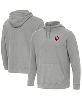 Antigua Men's Heather Indiana Hoosiers Cloud Pullover Hoodie