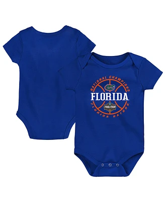 Outerstuff Infant Royal Florida Gators 2025 Ncaa Men's Basketball National Champions Slam Dunk Bodysuit