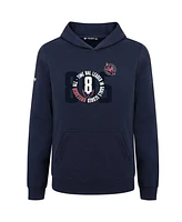 LevelWear Big Boys and Girls Alexander Ovechkin Navy Washington Capitals Nhl All-Time Leading Goal Scorer Milestone Name & Number Podium Pullover Hood