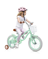 14 Inch Kids Bike with Adjustable Seat and Bell for 3-8 Years Olds
