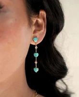 Ettika Turquoise Solstice Dangle Earrings