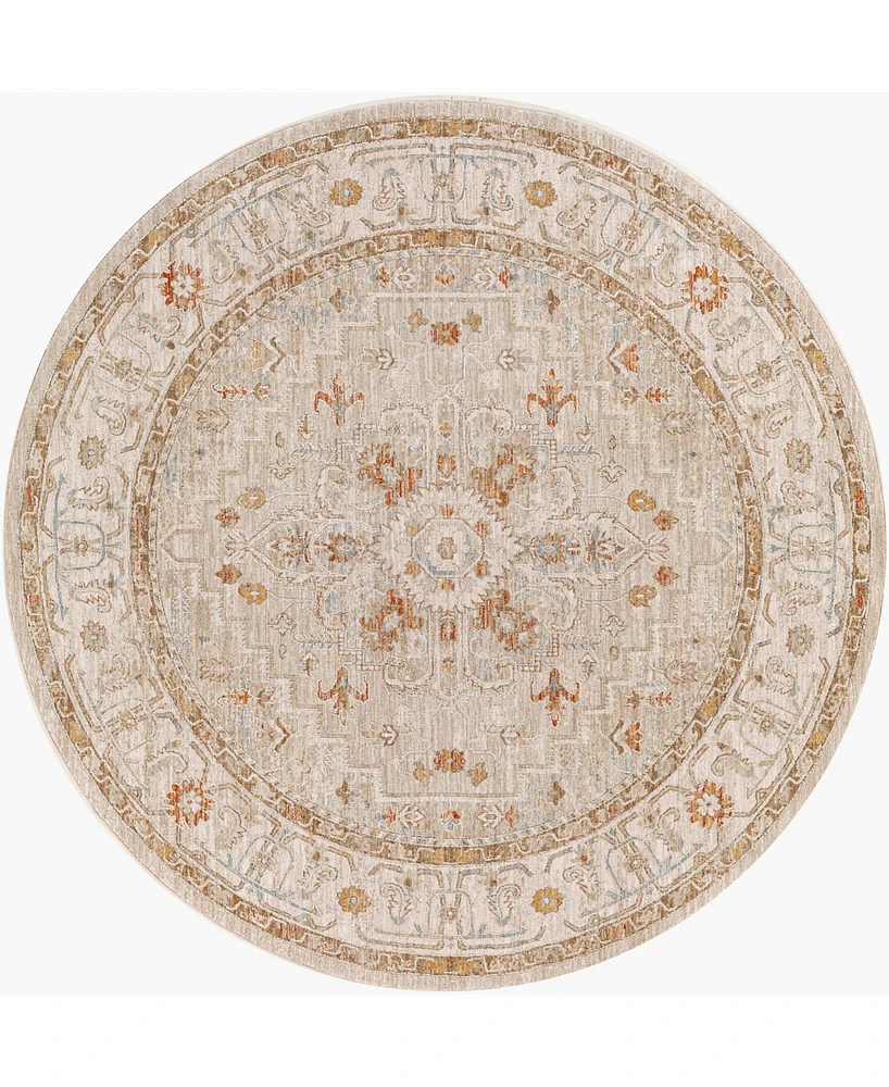 Livabliss Avant Garde Avt-2314 6'7"x6'7" Round Area Rug