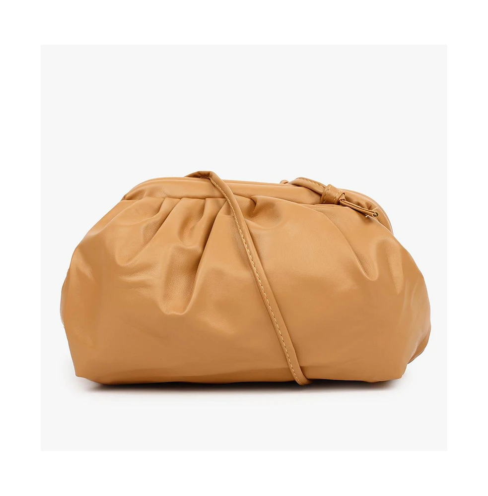Women's Warm-Hued Tan Brown Cross Body Bag