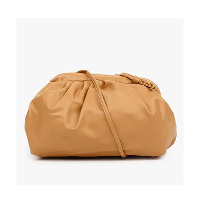 Women's Warm-Hued Tan Brown Cross Body Bag
