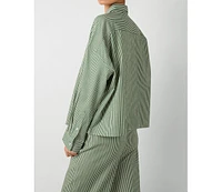 WeWoreWhat Women's Button Front Shirt