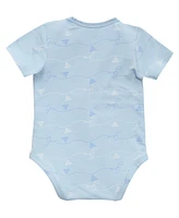 Guess Baby Boys 5-Piece Bodysuits, Shorts, Bib and Socks Set