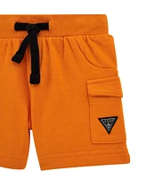 Guess Baby Boys 2-Piece Short Sleeve T-Shirt and Active Shorts Set
