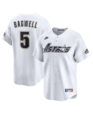 Nike Men's Jeff Bagwell White Houston Astros Throwback Cooperstown Collection Limited Jersey