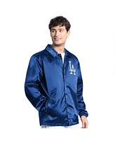 Starter Men's Royal Los Angeles Dodgers Cooperstown Collection Point Man Full-Snap Coaches Jacket