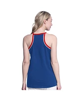 G-iii 4Her by Carl Banks Women's Royal Chicago Cubs Curveball Racerback Tank Top