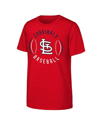 Outerstuff Big Boys and Girls Red St. Louis Cardinals Golden Glove T-Shirt