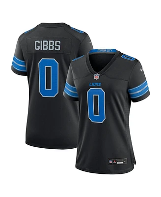 Nike Women's Jahmyr Gibbs Black Detroit Lions 2nd Alternate Game Player Jersey