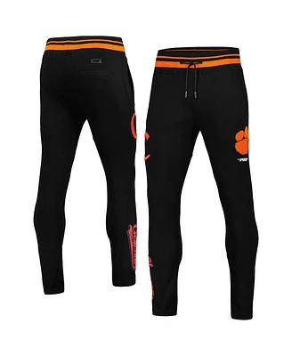 Pro Standard Men's Black Clemson Tigers Script Tail Fleece Sweatpants