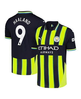 Puma Men's Erling Haaland Navy Manchester City 2024/25 Away Replica Player Jersey