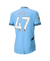 Puma Men's Phil Foden Light Blue Manchester City 2024/25 Home Authentic Player Jersey