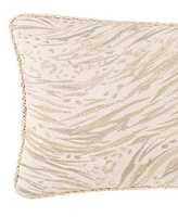Rose Tree Cara Embroidered Boudoir Decorative Pillow, 19" x 13"