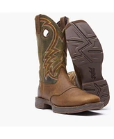Durango Men's Rebel by Dark Chestnut and Hunter Green Western Boot