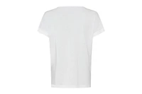 Olsen Women's Embroidered Mixed Media T-Shirt