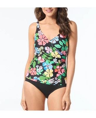 Beach House Women's Lola Wrap Underwire Tankini Top
