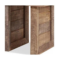 Solid Hardwood Square End Table for Living Room or Bedroom