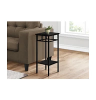 Rustic Square End Table with Shelf – Versatile Storage Piece