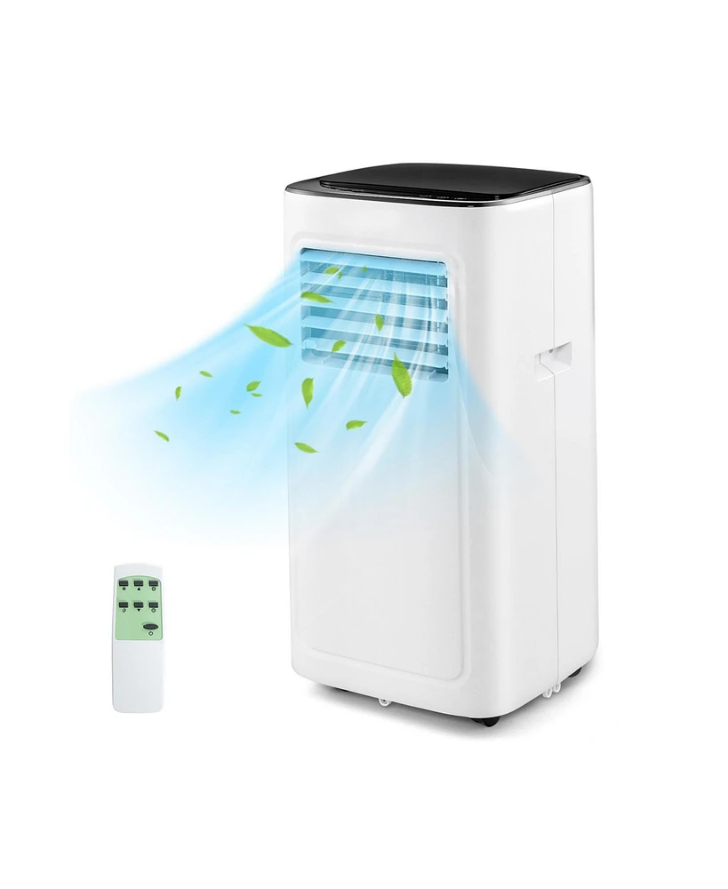 9000 Btu Air Conditioner with Dehumidifier and 24H Timer