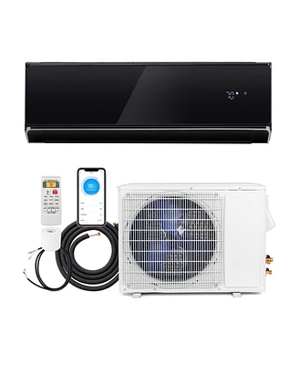12000 Btu 22 SEER2 208-230V Wifi Enabled Mini Split Air Conditioner and Heater White