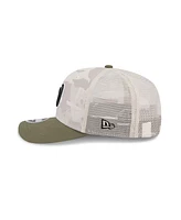 New Era Men's Light Beige/Olive Washington Nationals 2025 Armed Forces Day 9SEVENTY Adjustable Hat