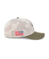 New Era Men's Light Beige/Olive Houston Astros 2025 Armed Forces Day 59FIFTY Fitted Hat