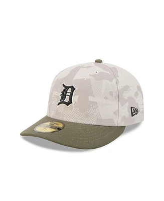 New Era Men's Light Beige/Olive Detroit Tigers 2025 Armed Forces Day 59FIFTY Fitted Hat