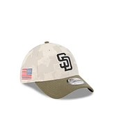 New Era Men's Light Beige/Olive San Diego Padres 2025 Armed Forces Day 39THIRTY Flex Hat