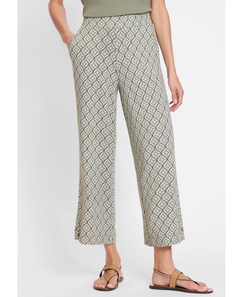Olsen Women's Ornamental Pull-On Pant