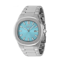 Invicta Men's Speedway Quartz 3 Hand Light Blue Dial Watch