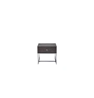 Contemporary End Table with Storage Drawer – Engineered Wood Build