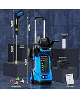4500PSI 2.4 Gpm Electric High Pressure Washer with Led Control and 4 Quick Connect Nozzles