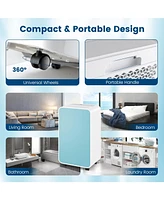 32 Pints/Day Portable Quiet Dehumidifier for Rooms up to 2500 Sq. Ft
