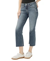 Silver Jeans Co. Women's Suki Mid Rise Curvy Fit Flare