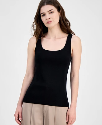 Anne Klein Women's Sleeveless Square-Neck Tank Top