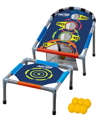 Franklin Sports Nerf Kids Bounce N Score Target Toss Game Set