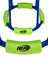 Franklin Sports Nerf Floating Pool Basketball Hoop and Football Target Net Set